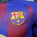 CAMISA VERSÃO PLAYER DO BARCELONA 25/26 AZUL E VERMELHO
