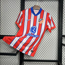 CAMISA DO ATLETICO DE MADRID 24/25 VERMELHO E BRANCO
